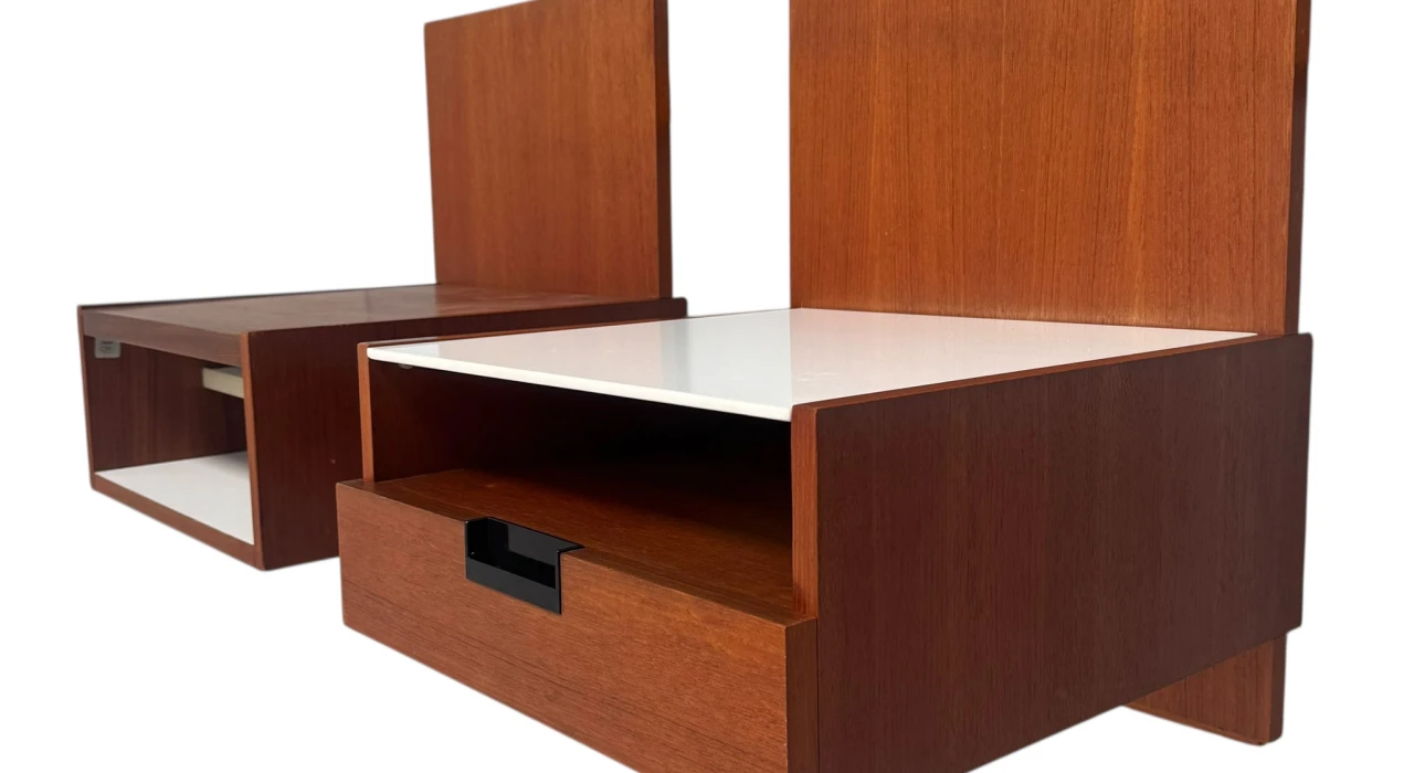 Two EU/NU-11 Japanese Series Wall Cabinets by Cees Braakman for Pastoe, 1958